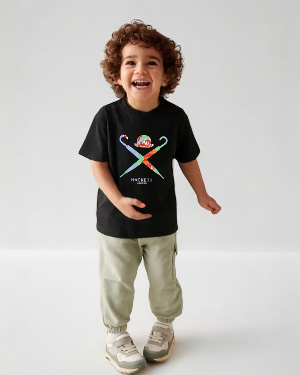 Premium Kids HKT Umbrella Tee - Black