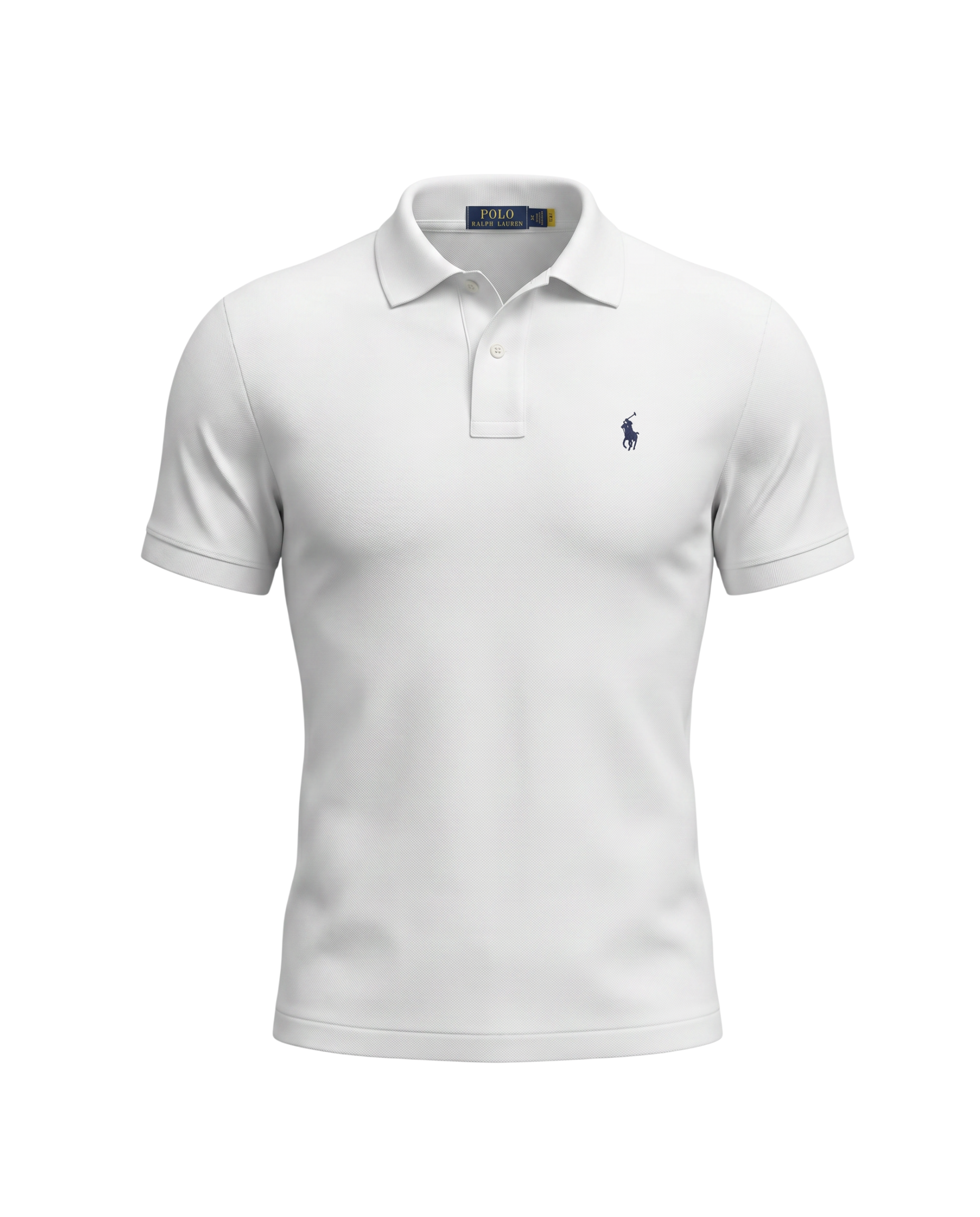 Men's Iconic Pony Polo Shirt - White