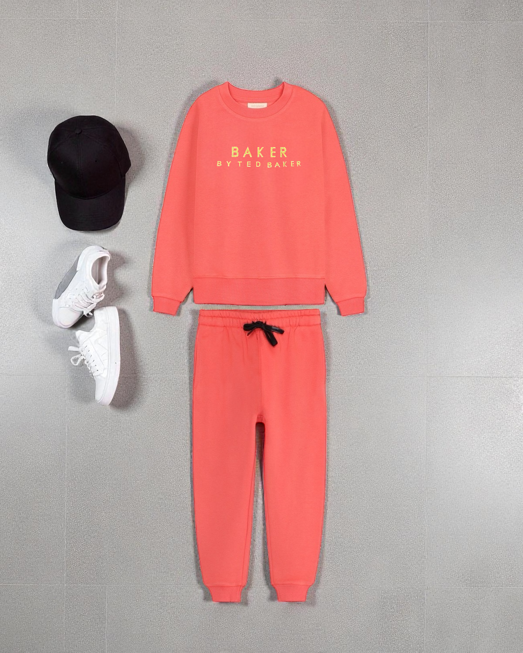 Kids T-Baker Track Set - Coral Pink