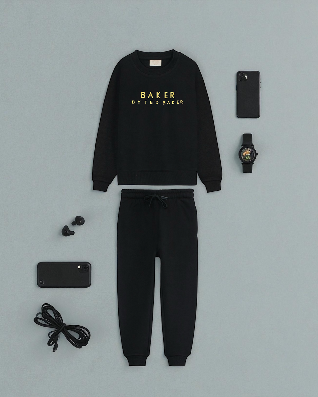 Kids T-Baker Track Set - Black