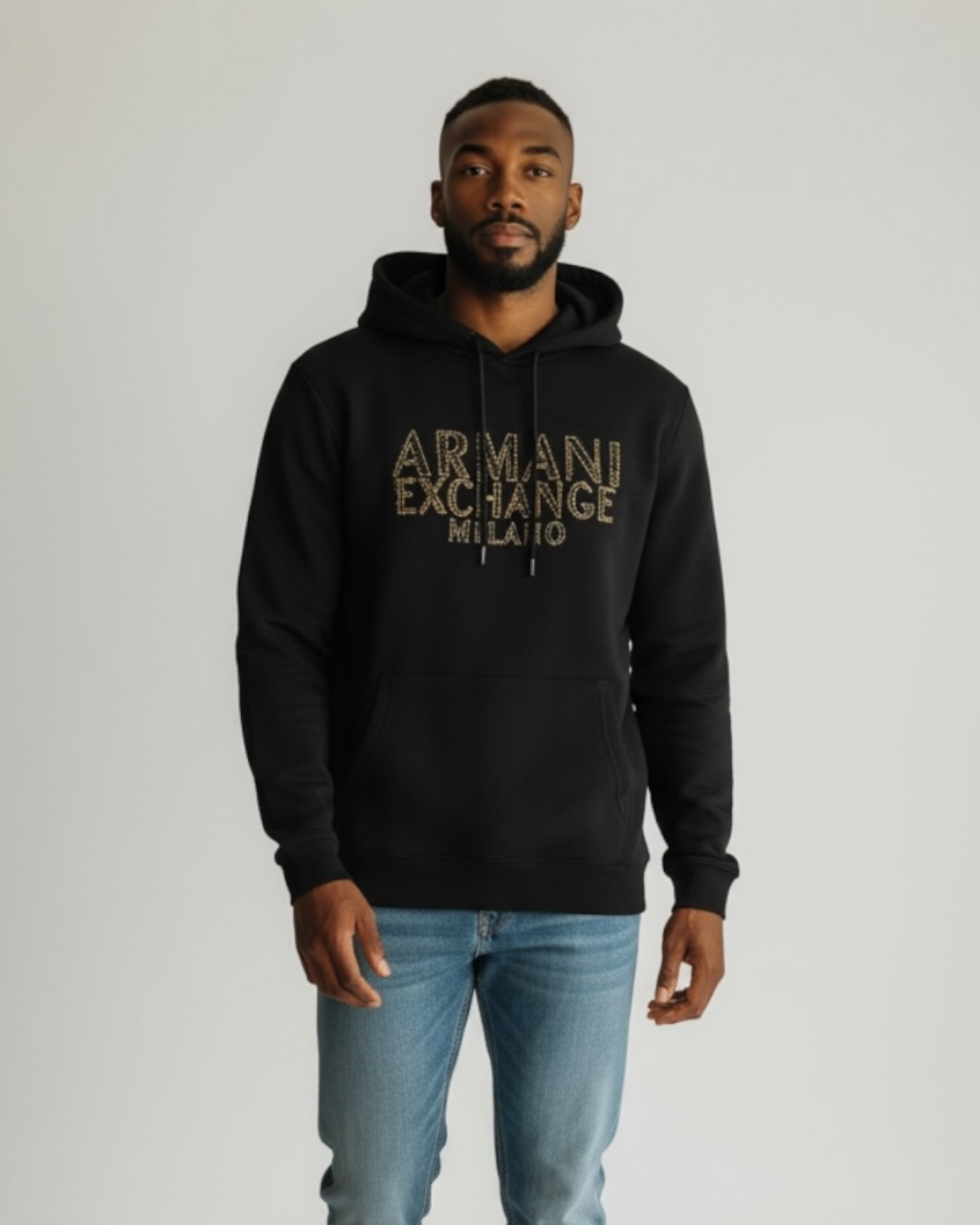 Premium A=X Men's Graphic Hoddie - Black