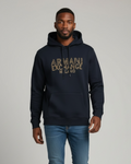 Premium A=X Men's Graphic Hoddie - Navy Blue
