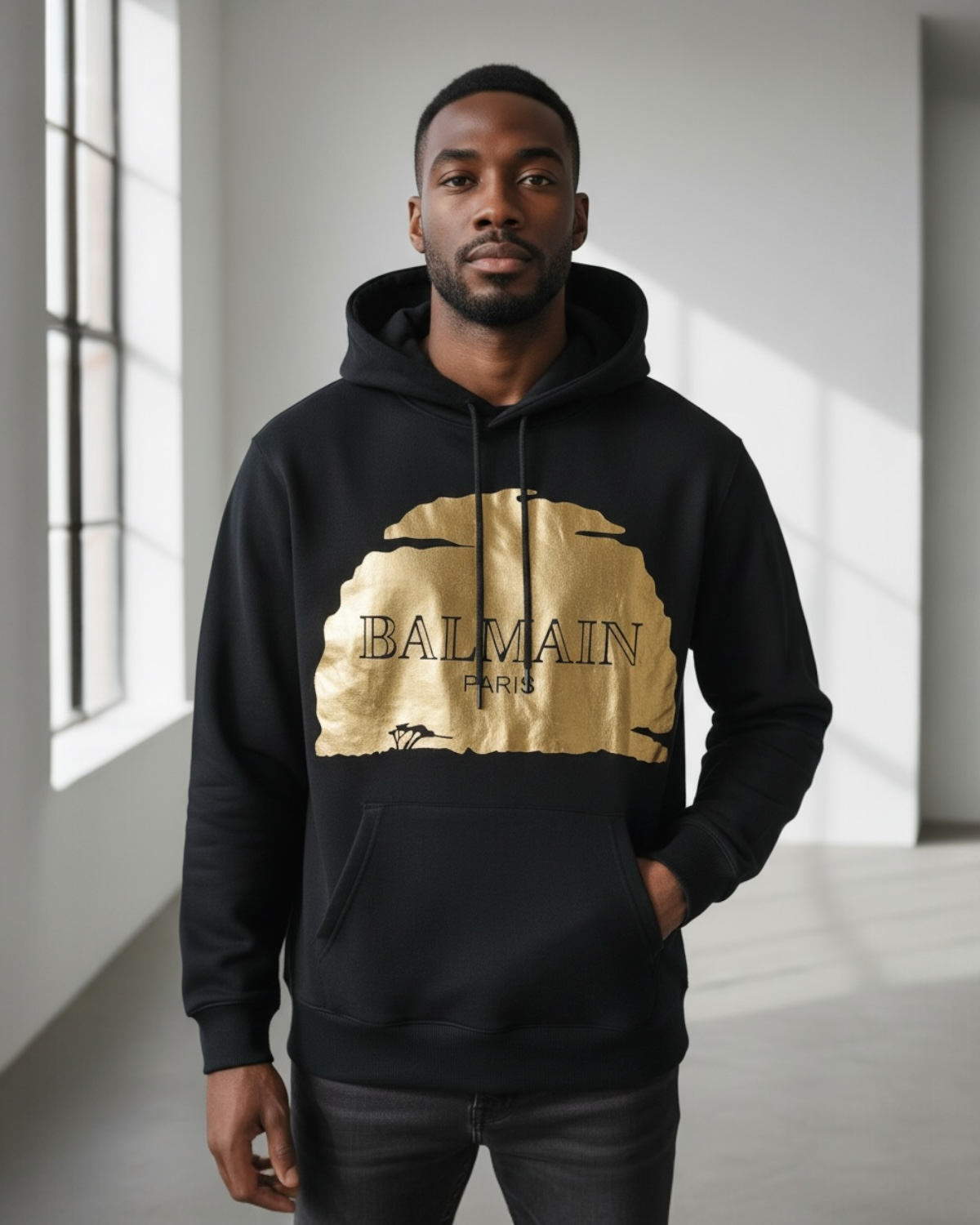 Exclusive B-L-M-N Mens Hoddie - Black