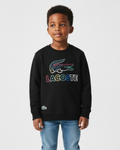 Kids Lac. Embraided Sweatshirt - Black