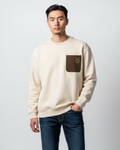 Men’s Classic Pocket Sweatshirt Mon. - Off White