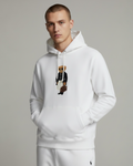 Premium Men's Bear Hoddie - White