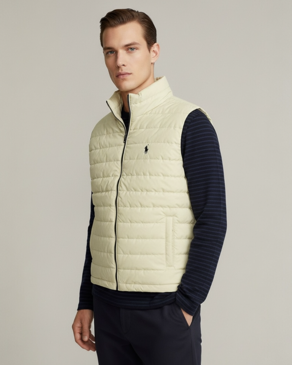 Men's Pony Gillet - Off White