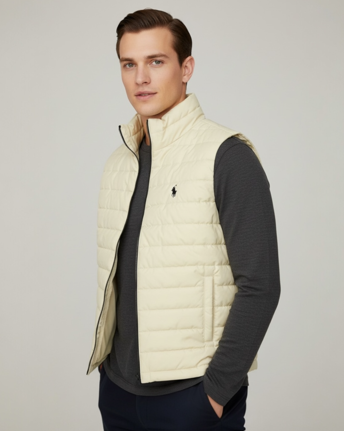 Men's Pony Gillet - Off White