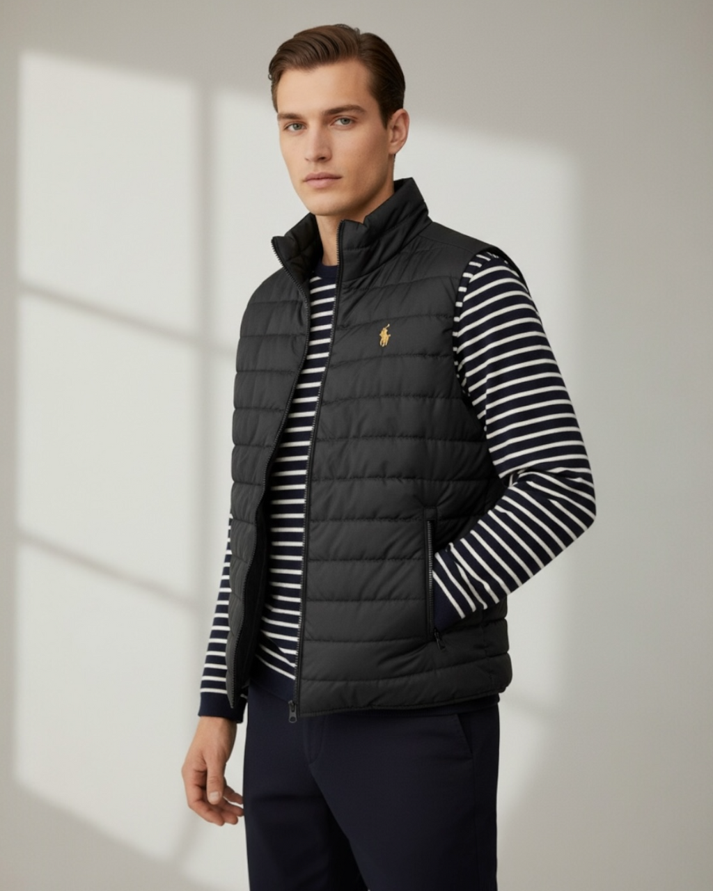 Men's Pony Gillet - Black