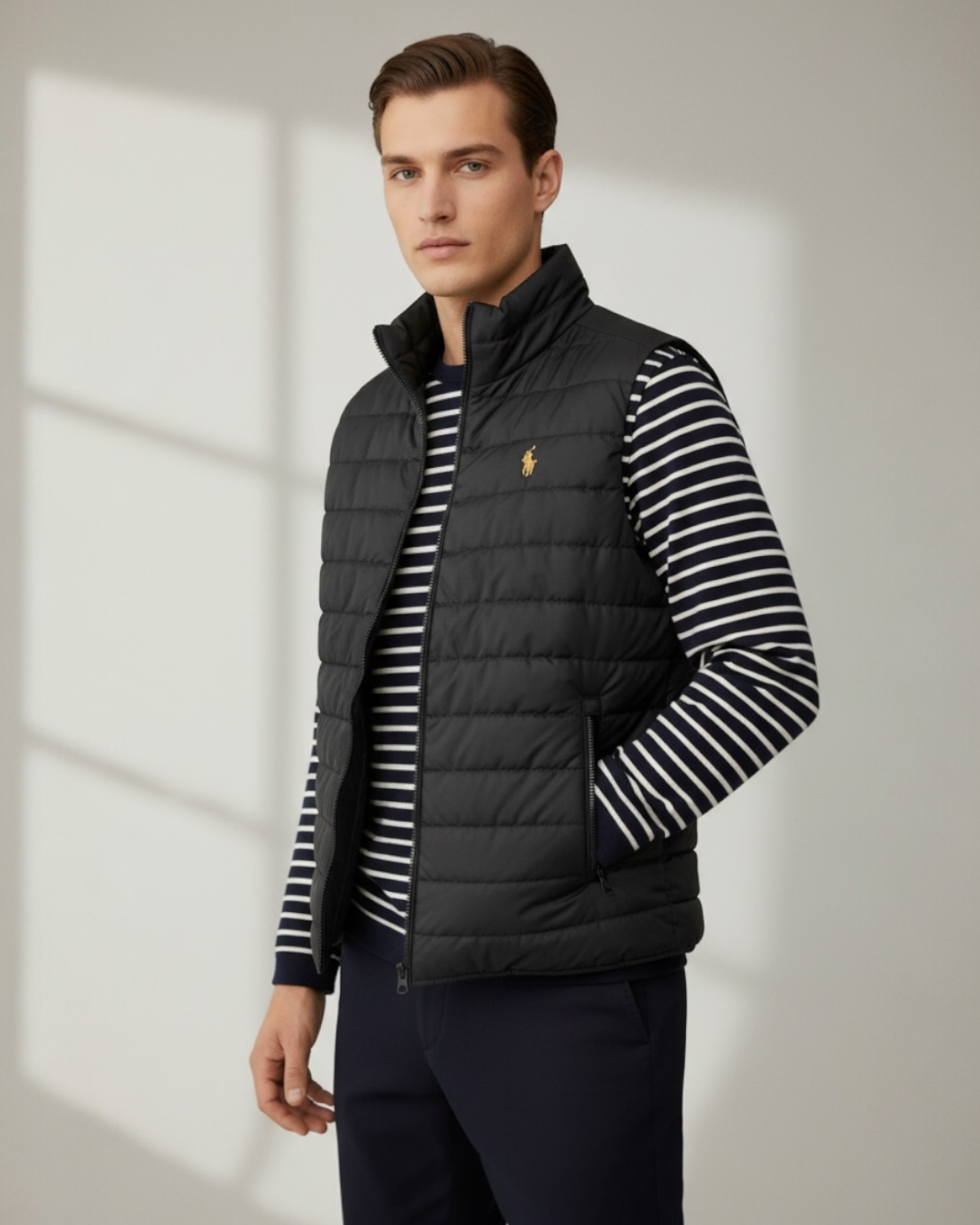 Men's Pony Gillet - Black