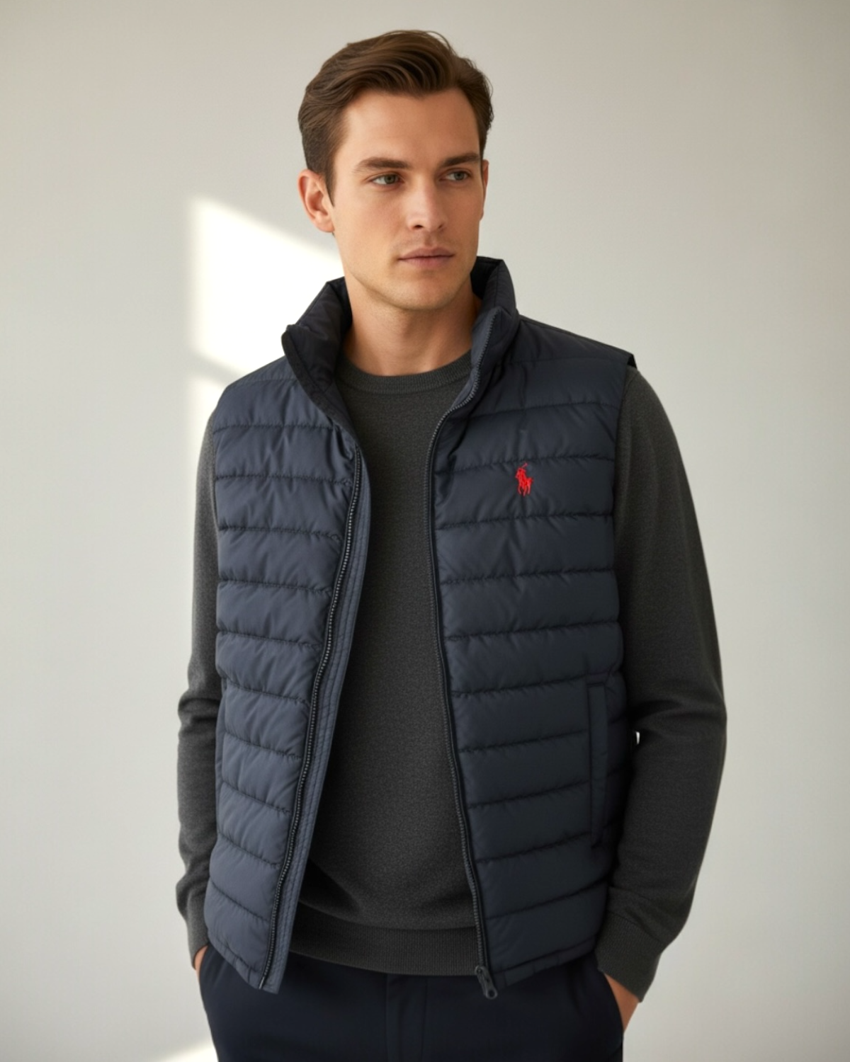 Men's Pony Gillet - Navy Blue