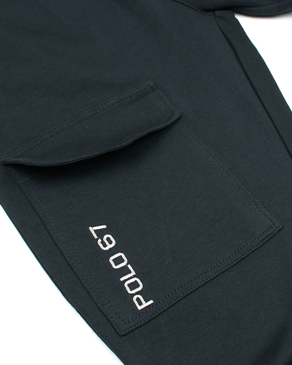 Premium R/L Cargo Sweatpant - Navy Blue