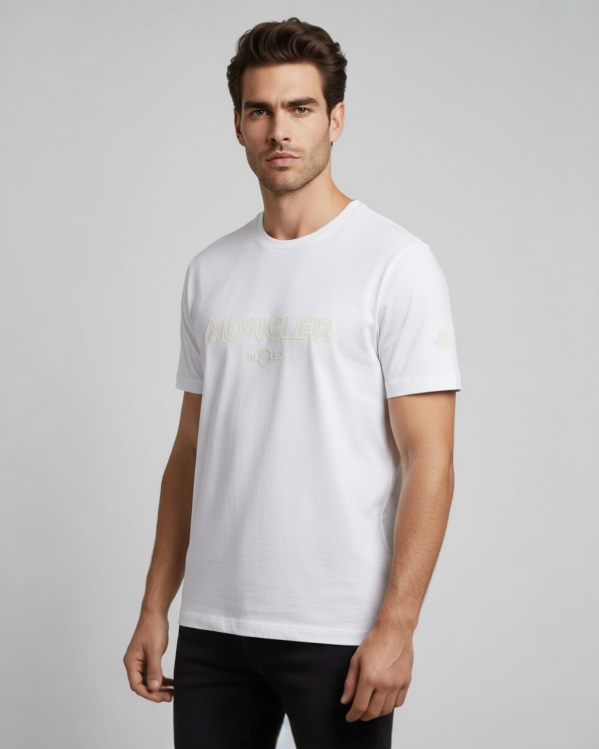 Premium Mon. Batch Men Tee - White