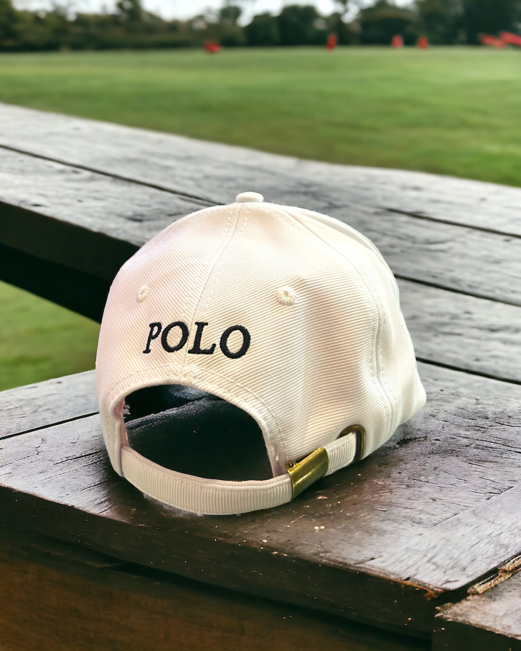 Premium Polo Cap - White