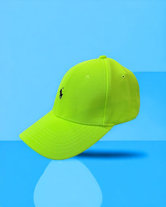 Premium Polo Cap - Neon Yellow