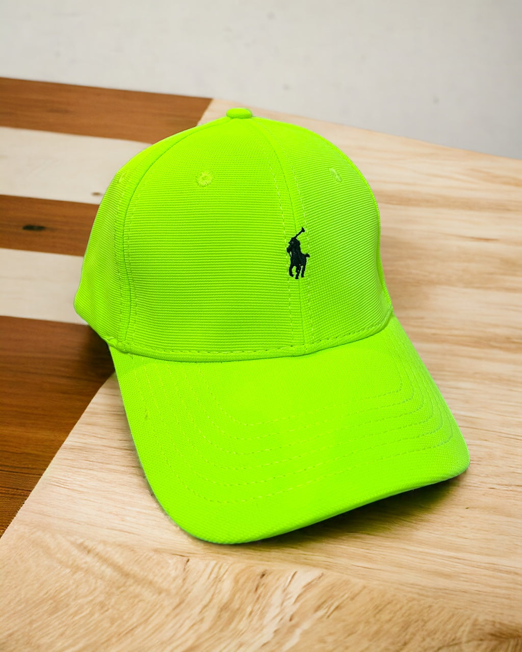 Premium Polo Cap - Neon Yellow