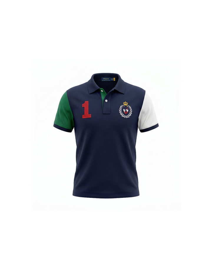 Kids R-L One Polo Shirt - Navy Blue