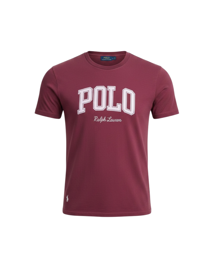 Men's Iconic Polo T Shirt - Maroon