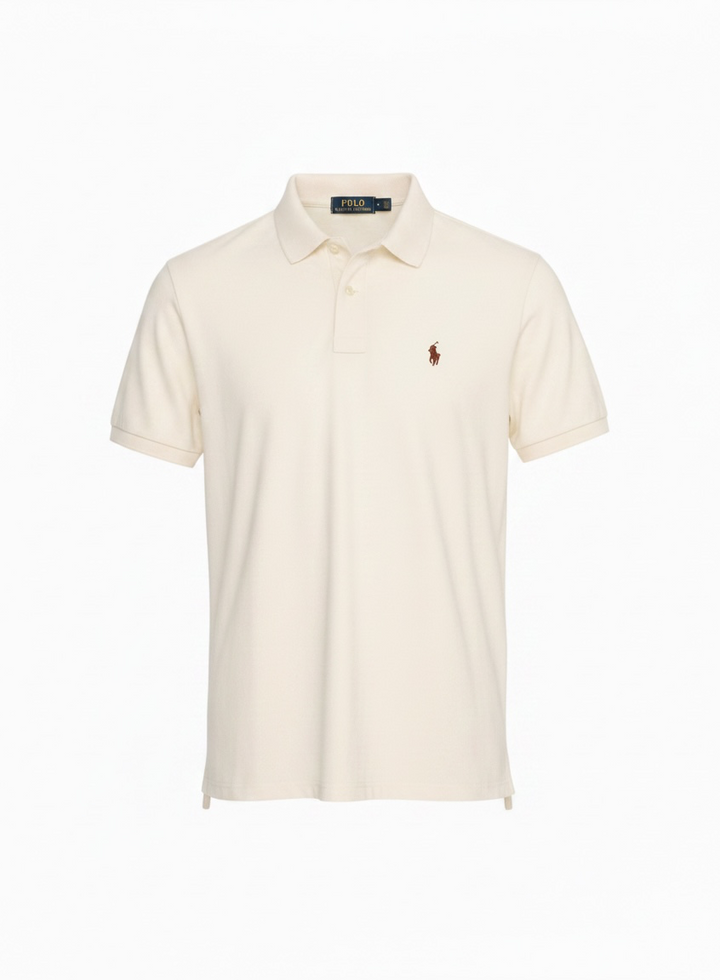 Men's Modal Iconic Polo Shirt - Off White