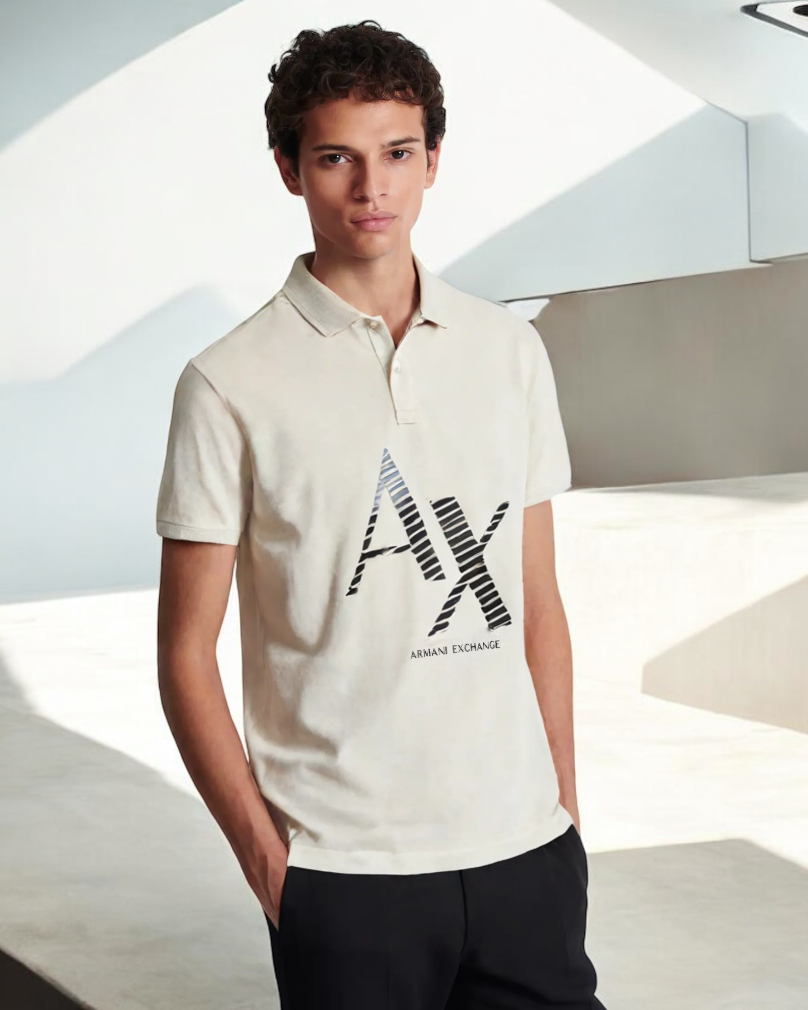Exclusive A-X Polo Shirt - Off White