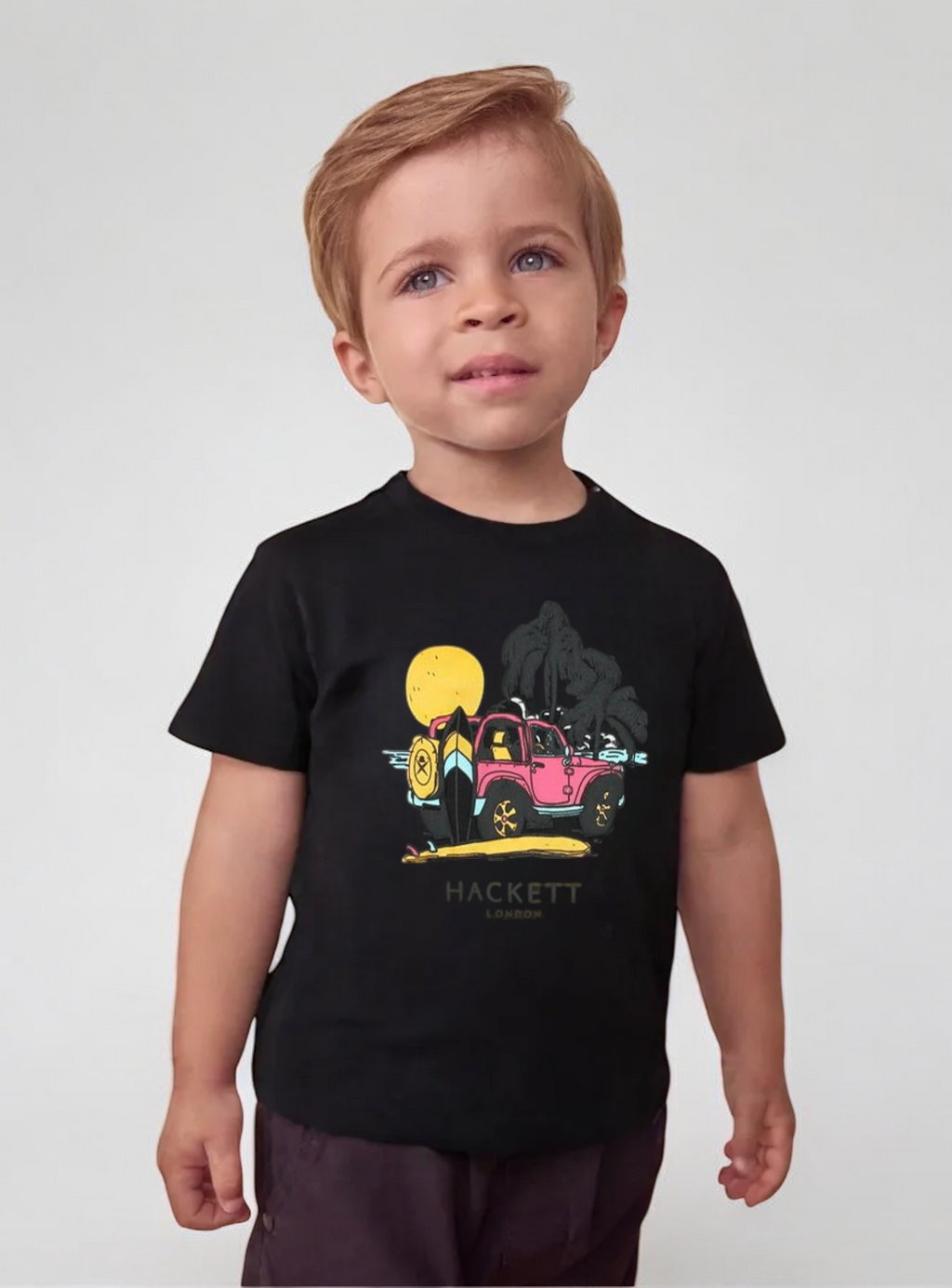 Exclusive HKT Kids Car Tee - Black