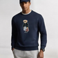 Exclusive Mens Bear Sweat - Navy Blue