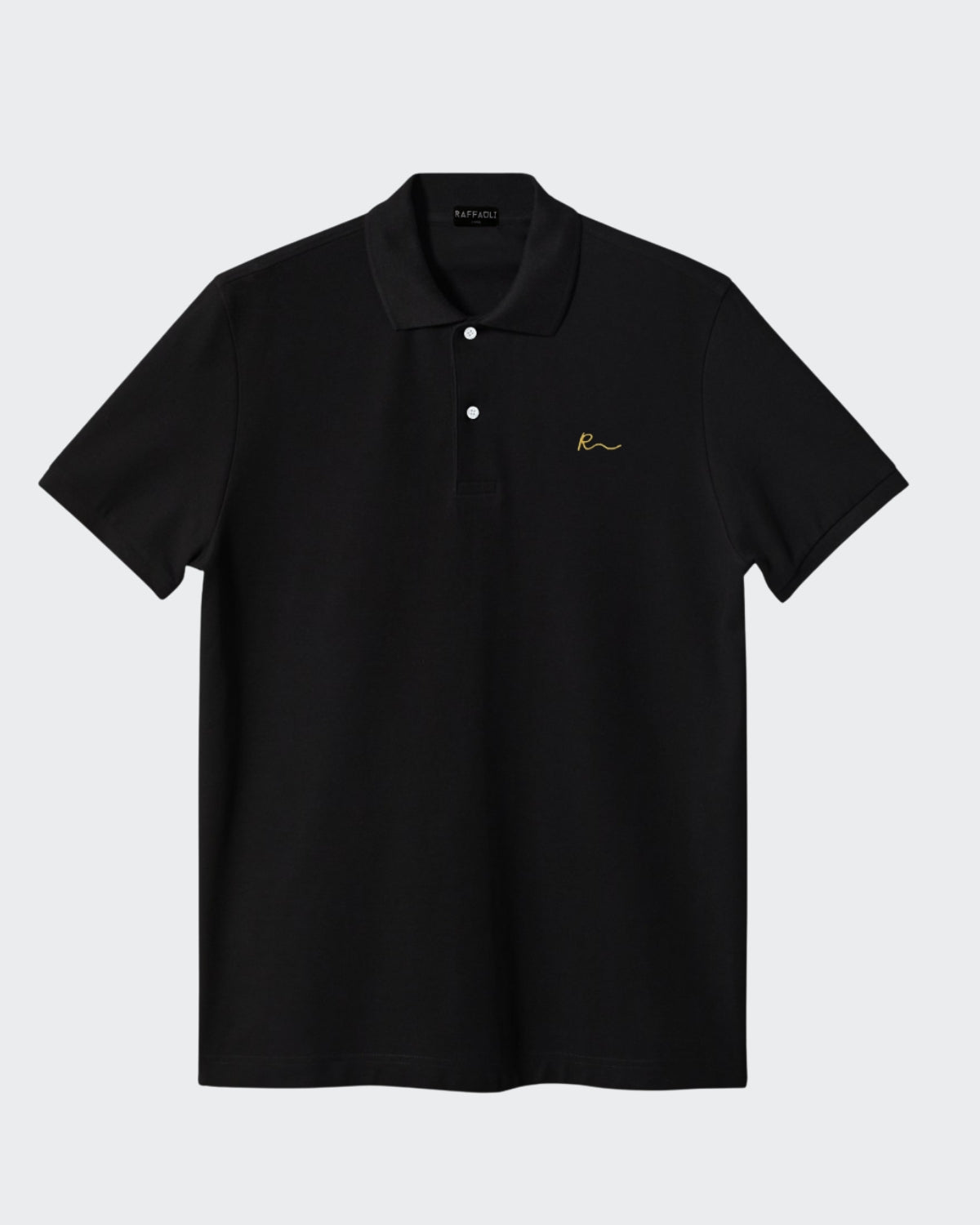 Premium Raffauli Men Iconic Polo - Black