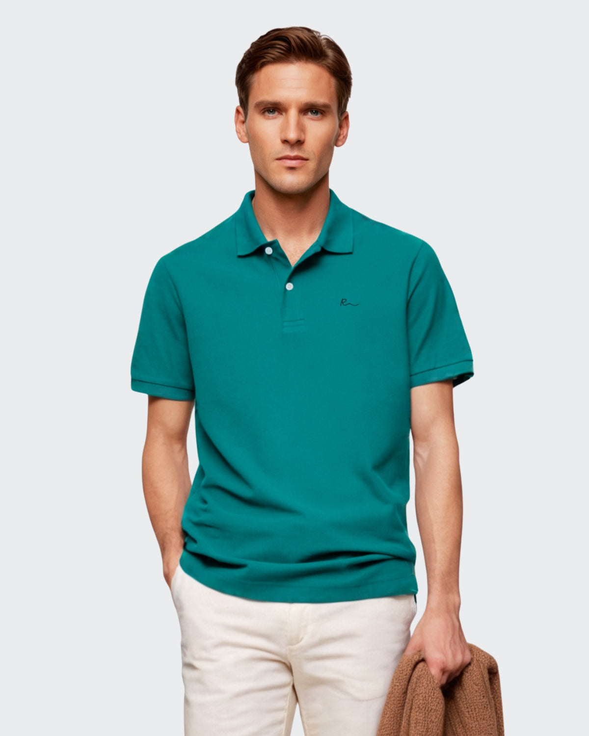 Premium Raffauli Men Iconic Polo - Green