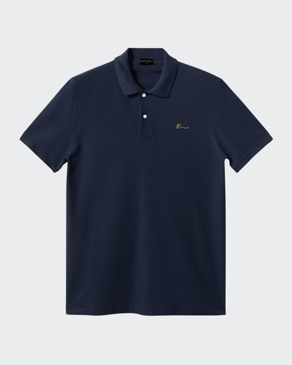 Premium Raffauli Men Iconic Polo - Navy Blue