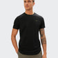 Premium Raffaulli Men's Curved Hem T-Shirt - Black