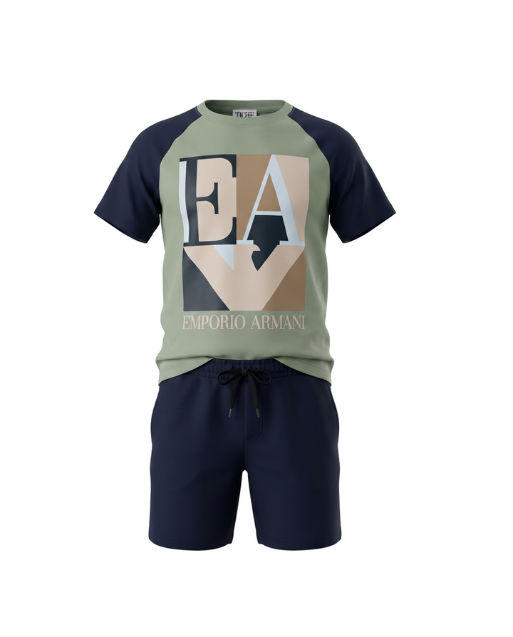 Kids E/A Tracksuit Set - C Green