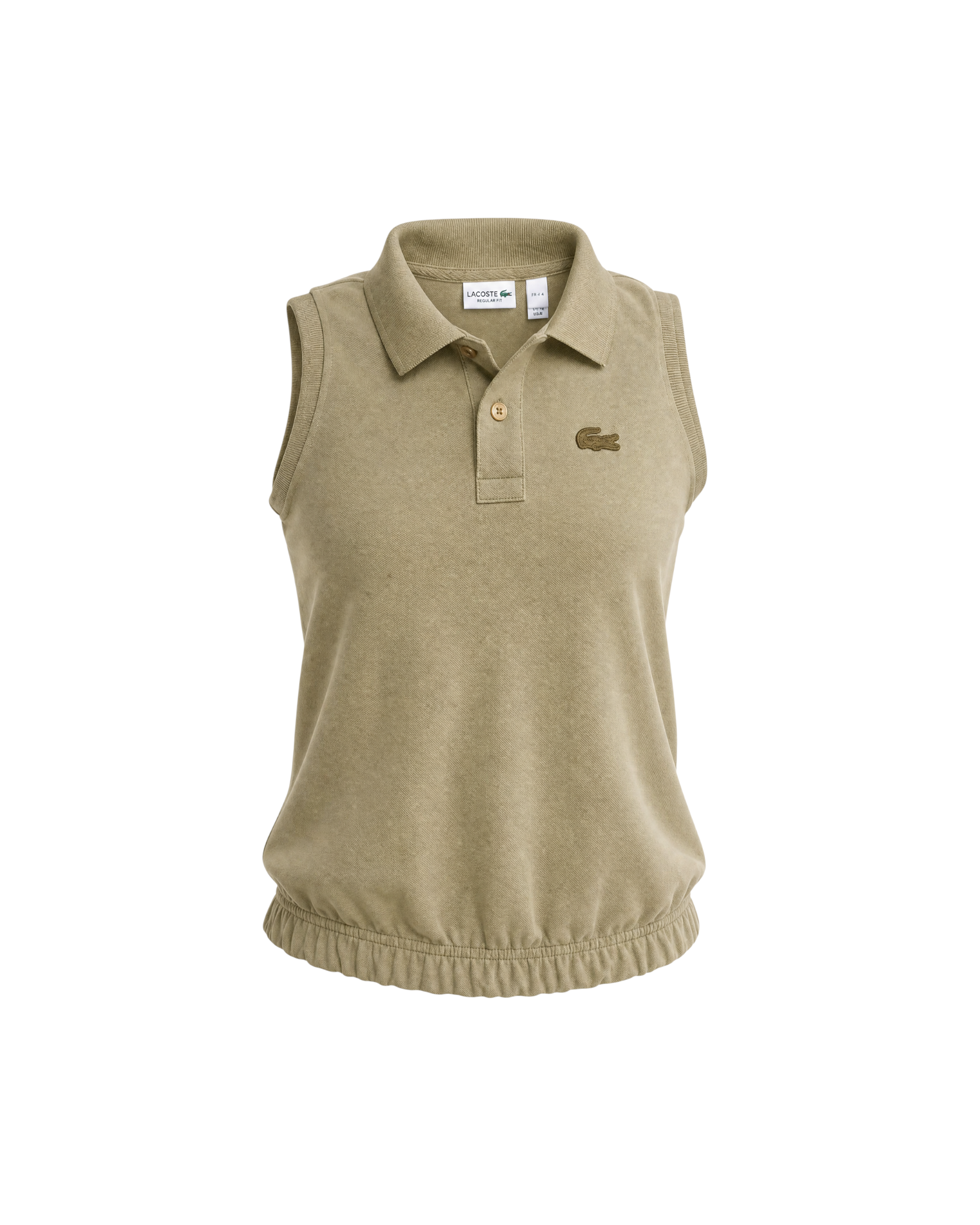 Premium Baby Girl Lac. Polo Shirt - Beige