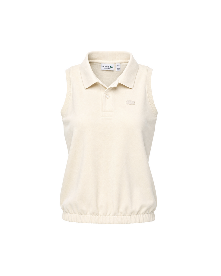 Premium Baby Girl Lac. Polo Shirt - Off White
