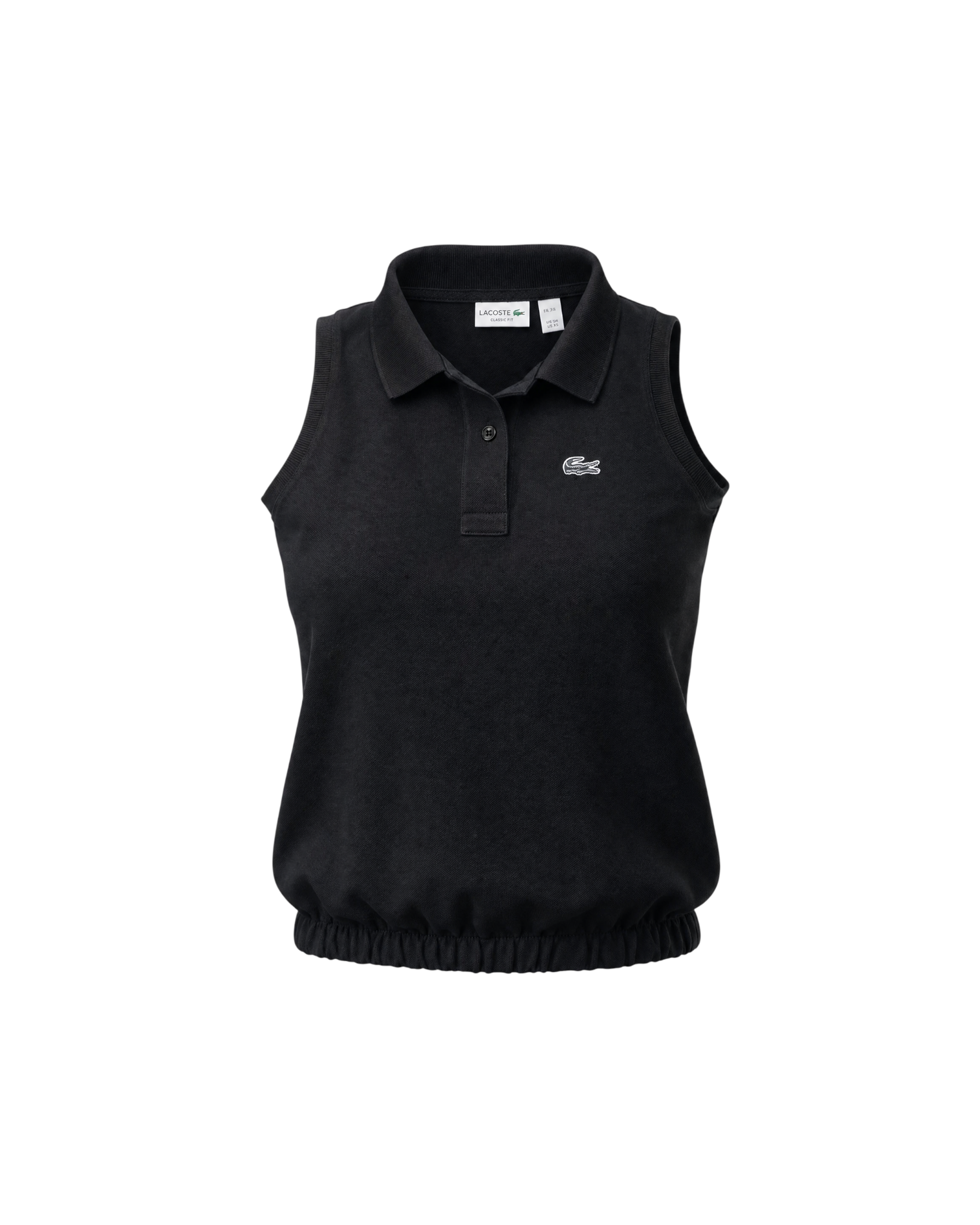 Premium Baby Girl Lac. Polo Shirt - Black