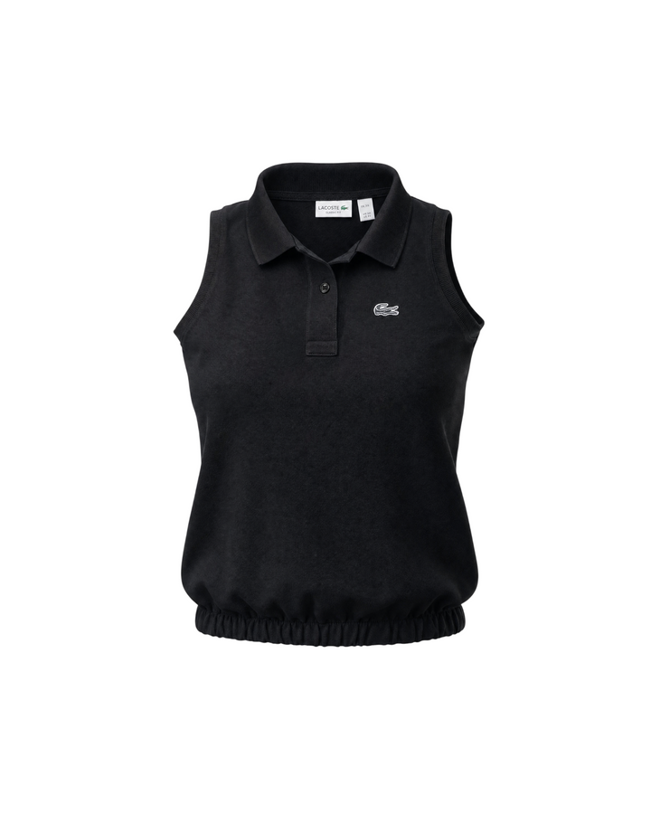 Premium Baby Girl Lac. Polo Shirt - Black