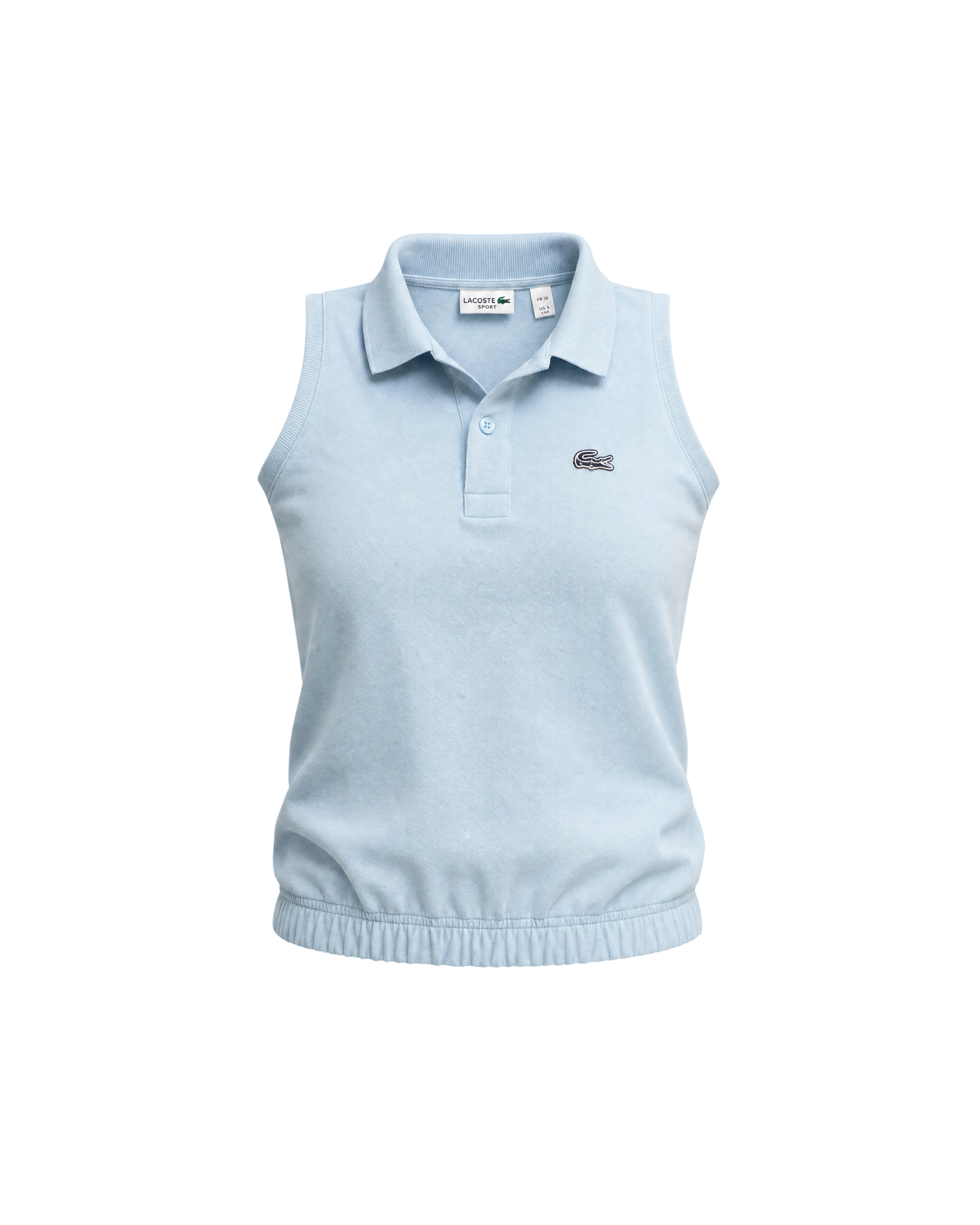 Premium Baby Girl Lac. Polo Shirt - Sky Blue