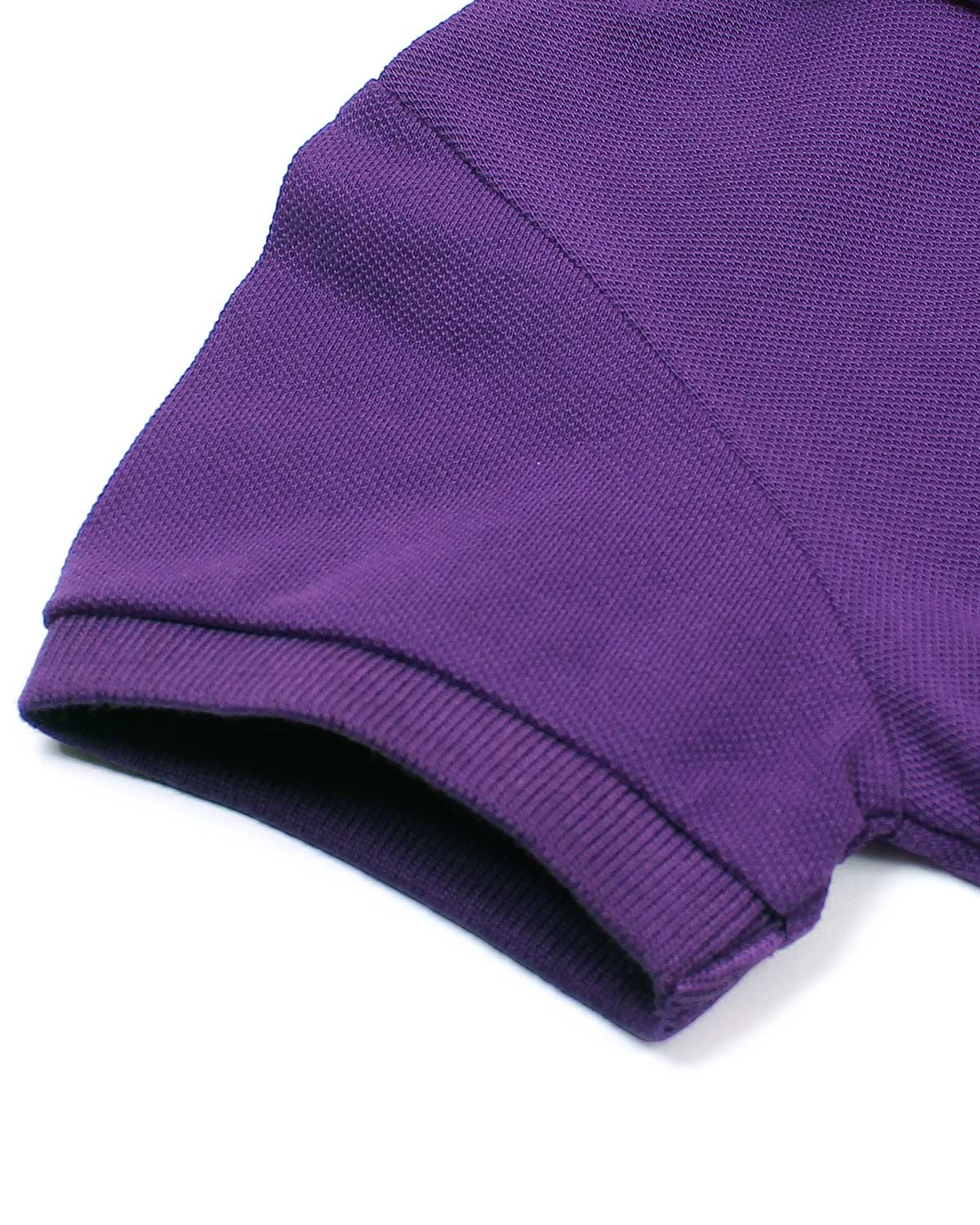 Baby Girl Iconic Polo Dress - Purple