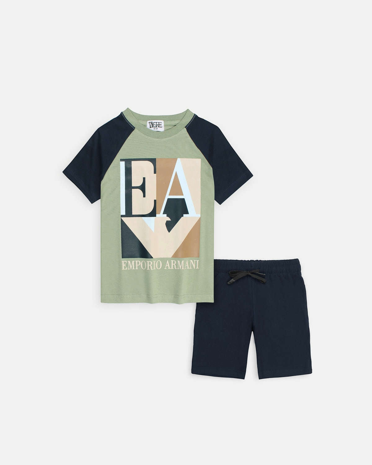 Kids E/A Tracksuit Set - C Green