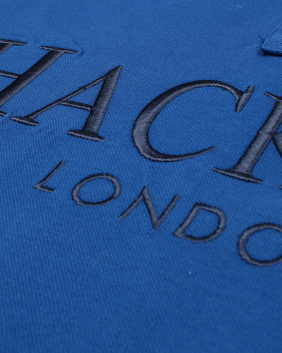 Premium HKT Arm Contrast Polo - Royal Blue