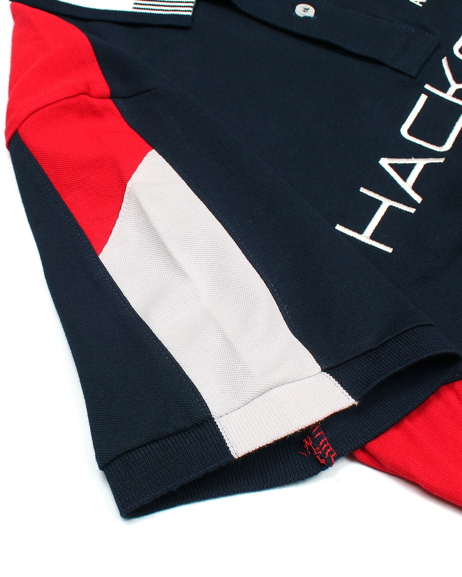 Premium HKT Motive Polo - Navy Blue