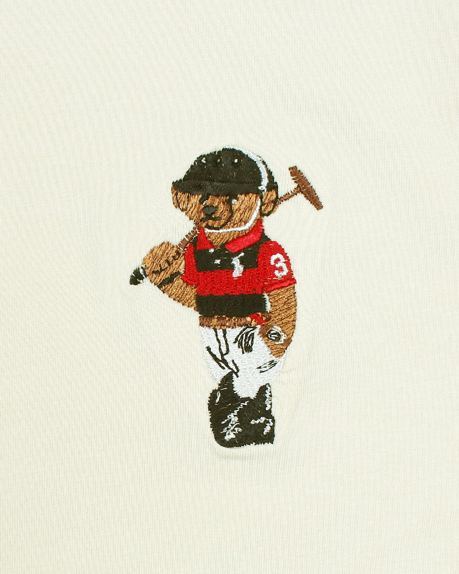 Iconic Bear Jersey Polo - Off White
