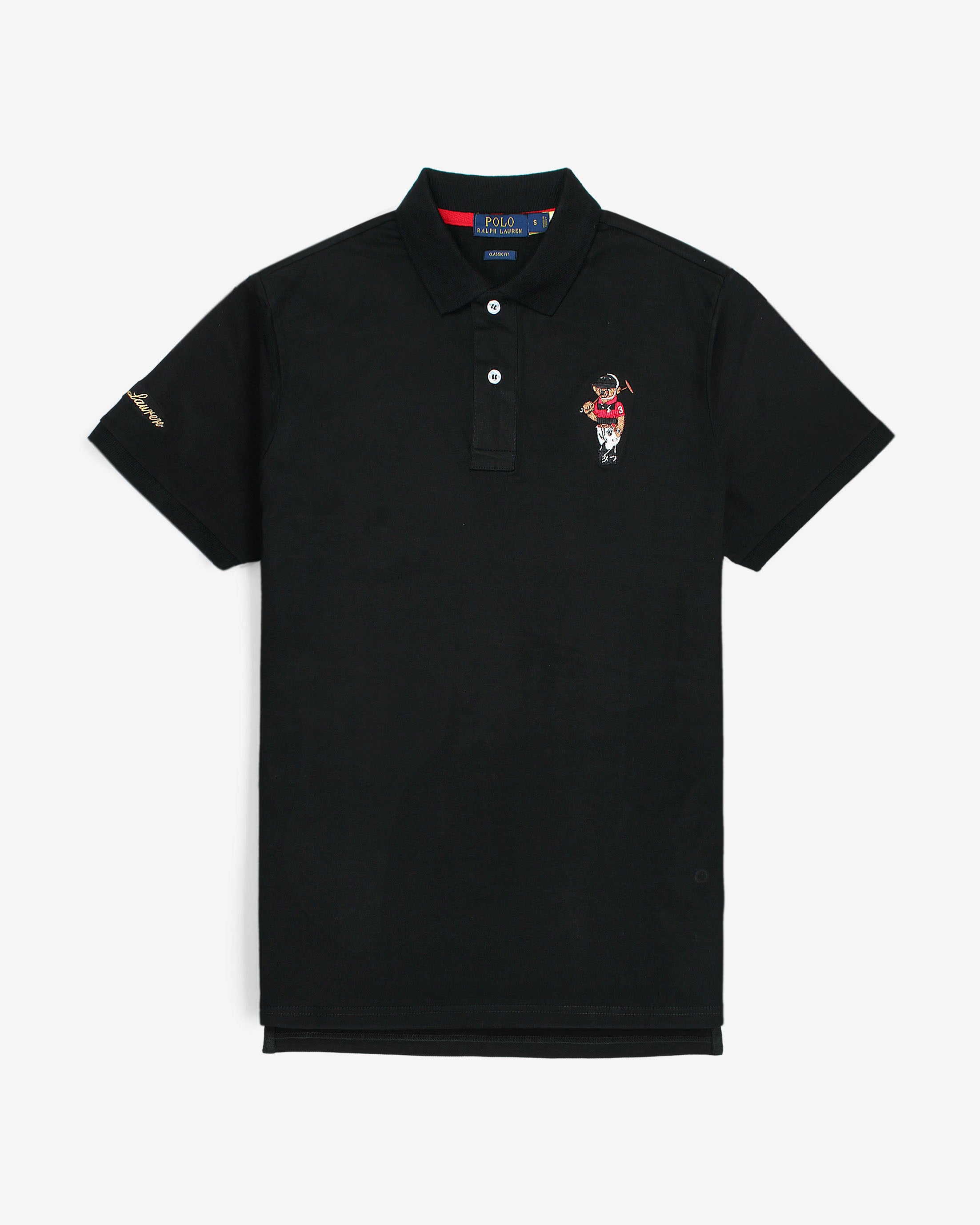 Iconic Bear Jersey Polo - Black