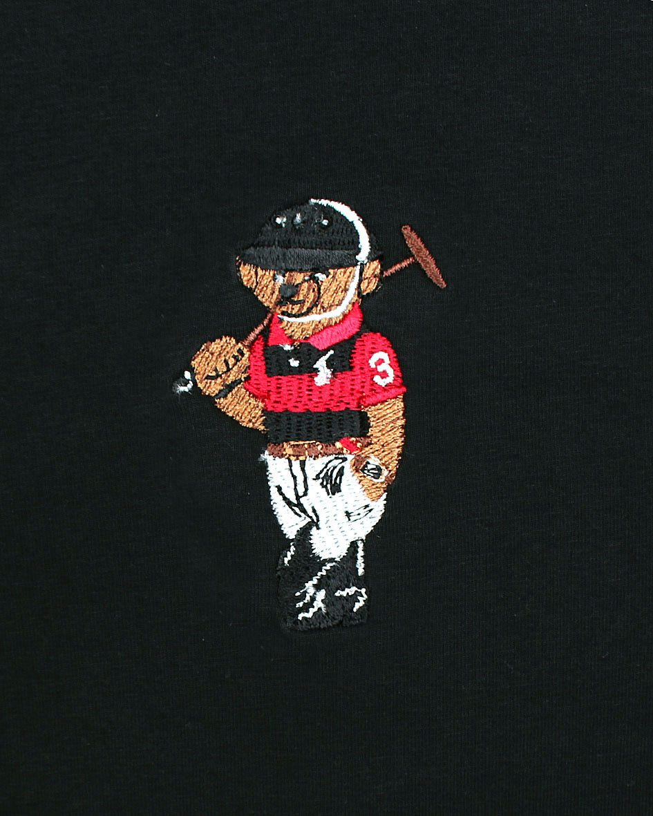 Iconic Bear Jersey Polo - Black