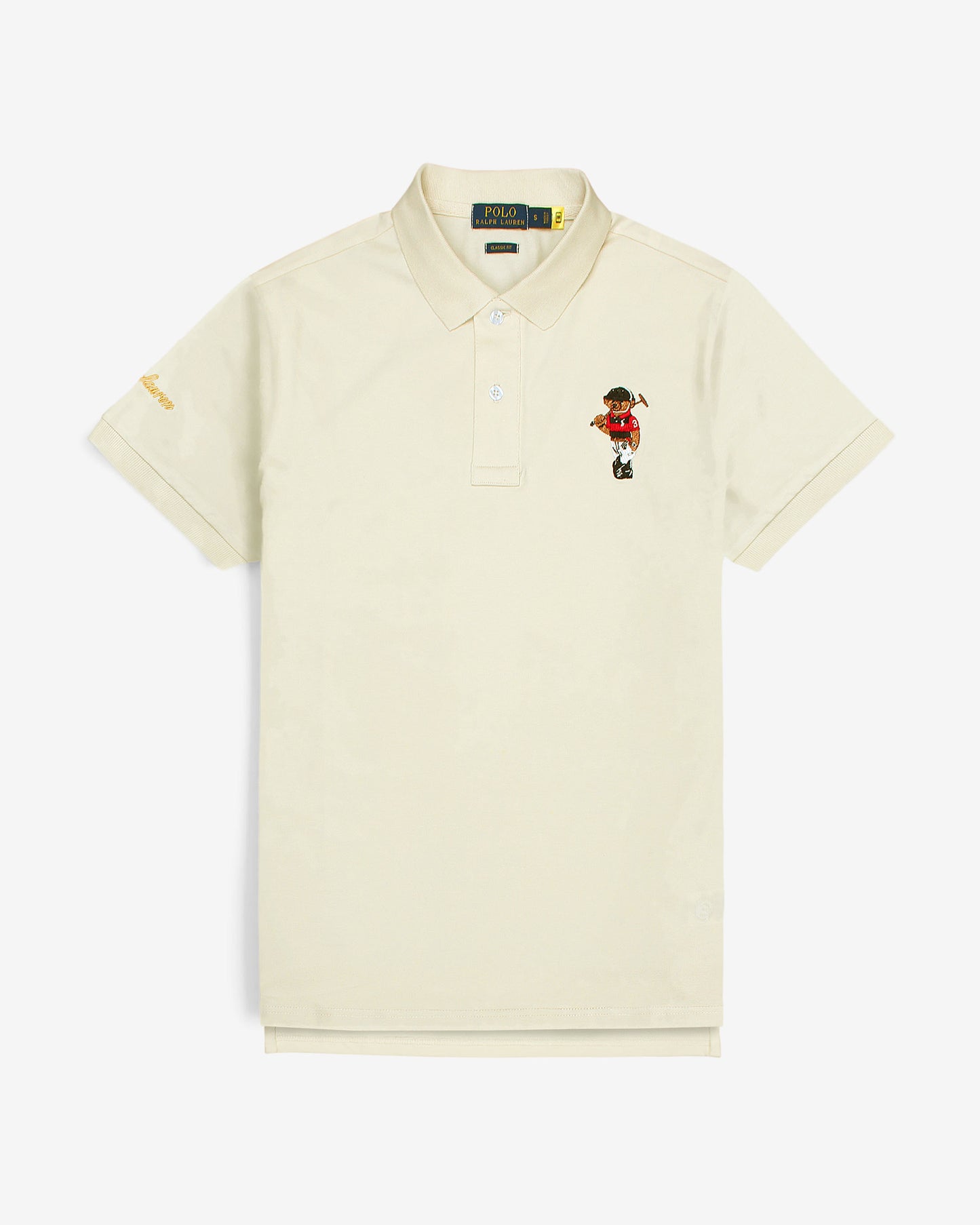 Iconic Bear Jersey Polo - Off White