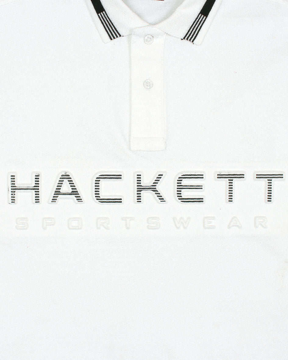 Premium HKT High Density Motive Polo - White