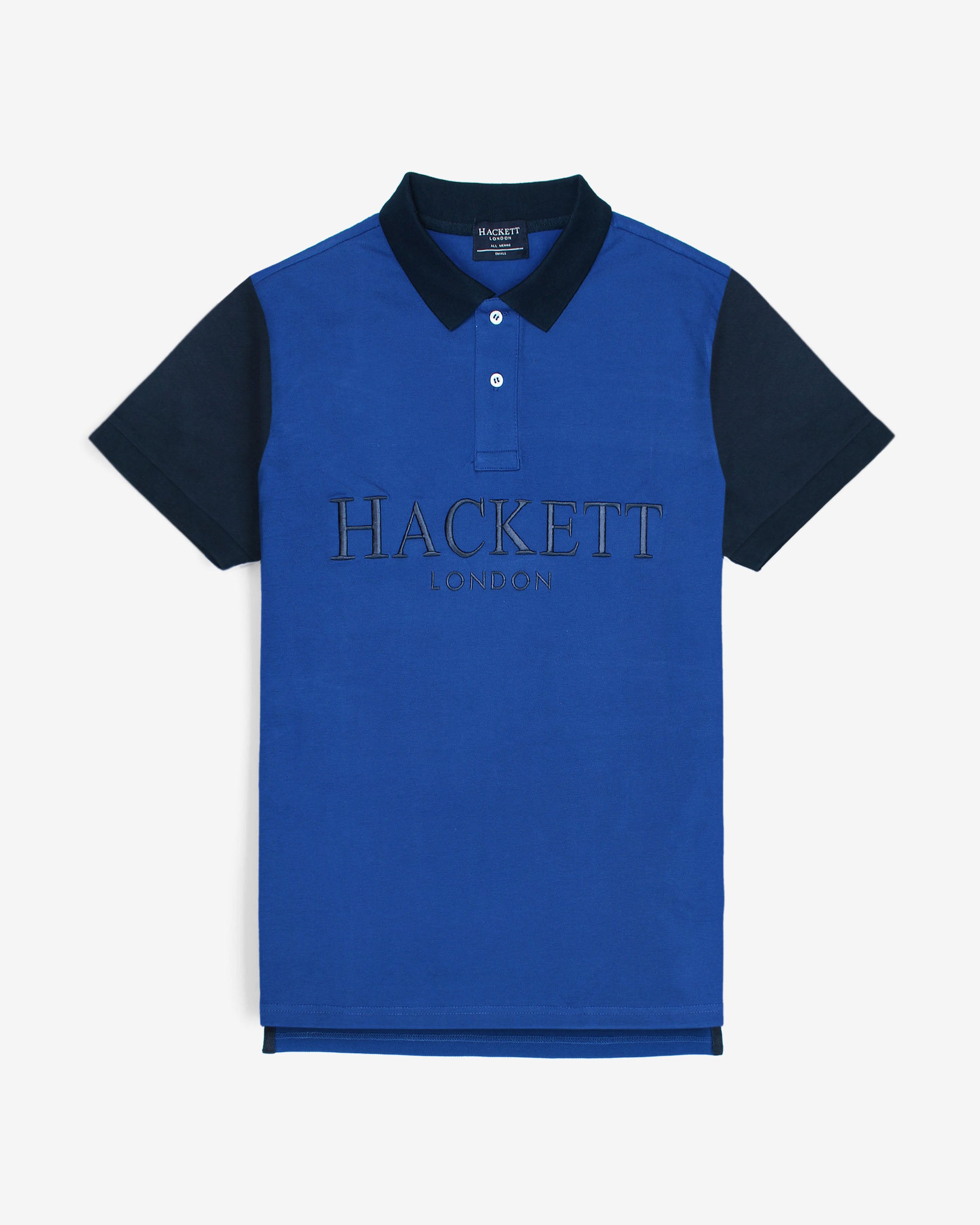Premium HKT Arm Contrast Polo - Royal Blue