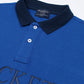 Premium HKT Arm Contrast Polo - Royal Blue