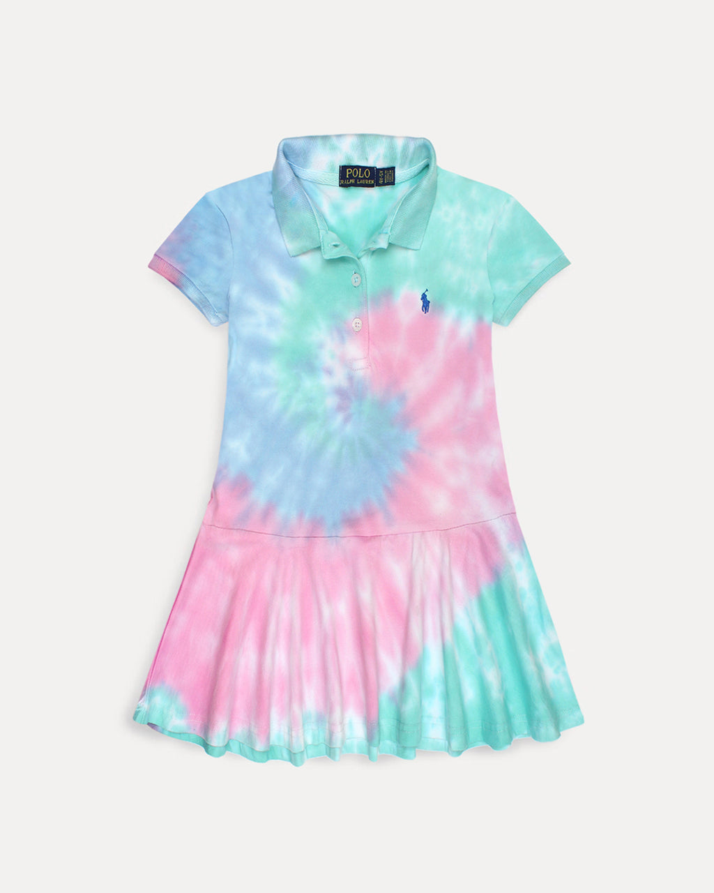 Premium Baby Girl R-L Polo Dress - Tip & Dye