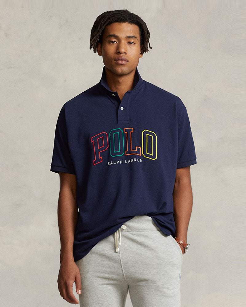 Premium Coloured Polo Sign Shirt - Navy Blue