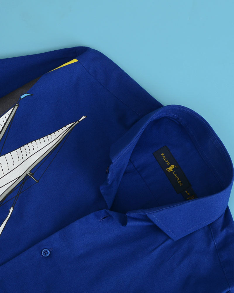 Exclusive Oxford RL Designer Shirt - Royal Blue